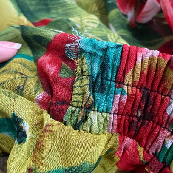 Boho Floral High-Waisted Pants - Picture 12 of 12